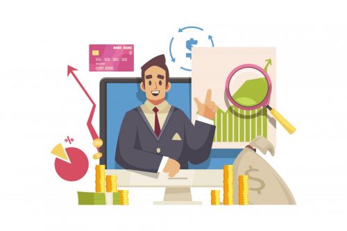 Financial Video Blogger Composition Financial Video Blogger Composition